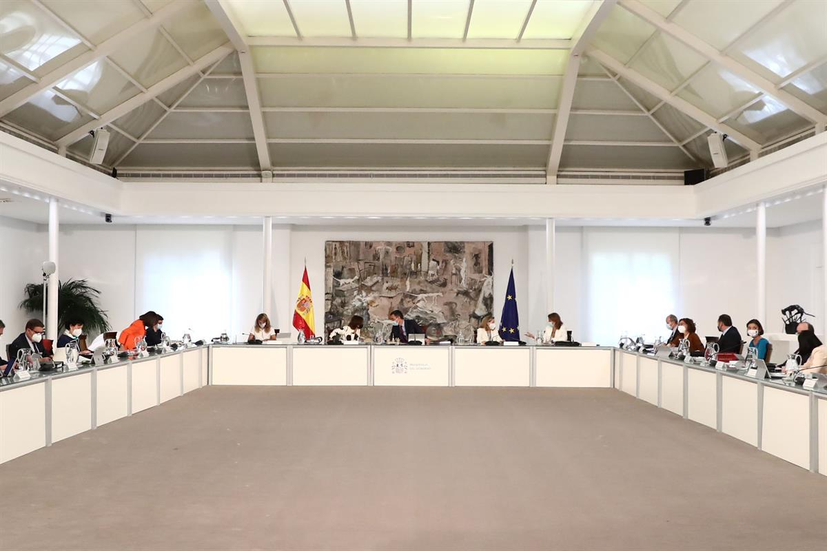 8/06/2021. Reunión del Consejo de Ministros. El presidente del Gobierno, Pedro Sánchez, preside la reunión del Consejo de Ministros.