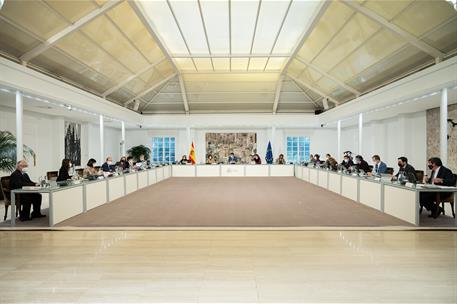 9/02/2021. Reunión del Consejo de Ministros. El presidente del Gobierno, Pedro Sánchez, preside la reunión del Consejo de Ministros.