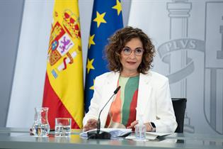 María Jesús Montero durante la rueda de prensa posterior al Consejo e Ministros