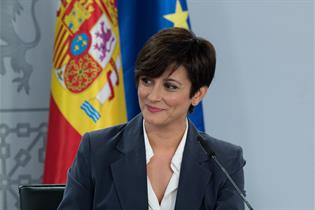 Isabel Rodríguez durante la rueda de prensa posterior al Consejo de Ministros