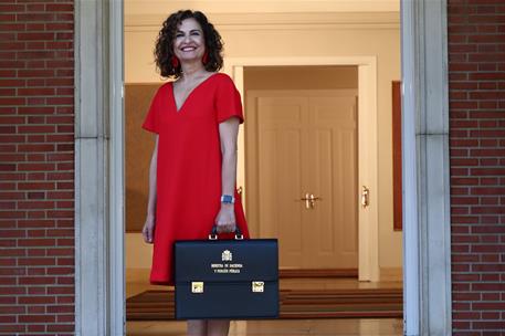 13/07/2021. El nuevo Ejecutivo asiste a la reunión del Consejo de Ministros. La ministra de Hacienda y Función Pública, María Jesús Montero,...