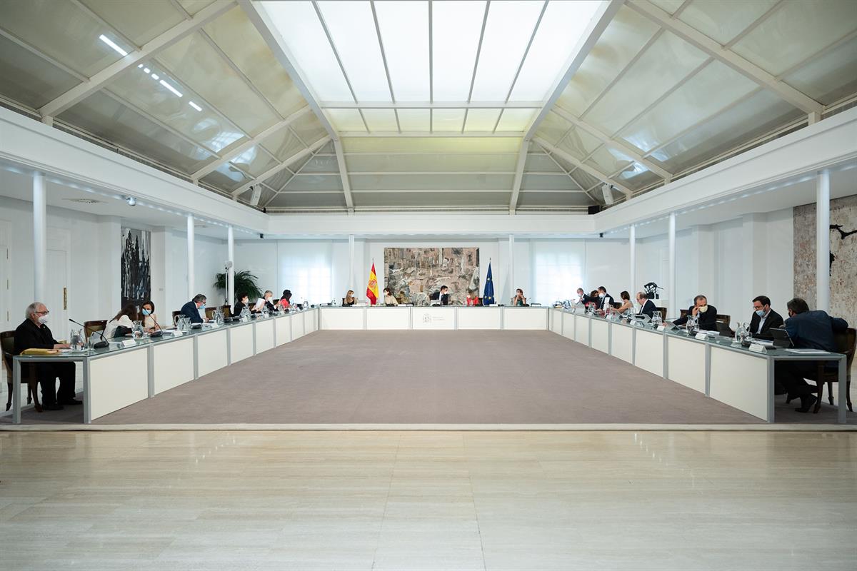15/06/2021. Reunión del Consejo de Ministros. Imágenes de la reunión del Consejo de Ministros, presidida por el presidente del Gobierno, Pedro Sánchez