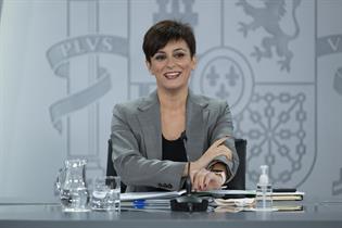 Isabel Rodríguez durante una rueda de prensa posterior al Consejo de Ministros