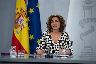 María Jesús Montero durante la rueda de prensa posterior al Consejo de Ministros