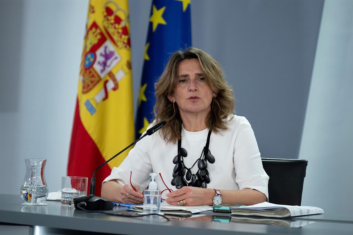 21/12/2021. Rueda de prensa posterior al Consejo de Ministros: Rodríguez, Ribera y Llop. La vicepresidenta tercera del Gobierno y ministra p...