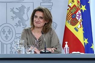 Teresa Ribera durante la rueda de prensa posterior al Consejo de Ministros