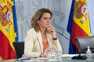 Teresa Ribera durante la rueda de prensa posterior al Consejo de Ministros