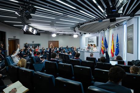 26/10/2021. Consejo de Ministros. La vicepresidenta tercera del Gobierno y ministra para la Transición Ecológica y el Reto Demográfico, Tere...