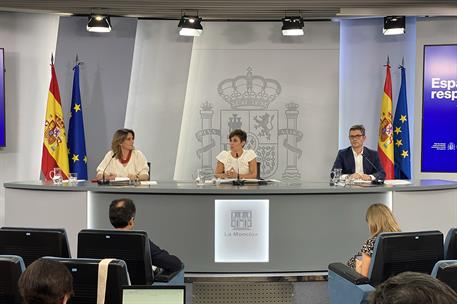 1/08/2022. Rueda de prensa posterior al Consejo de Ministros. Rueda de prensa posterior al Consejo de Ministros