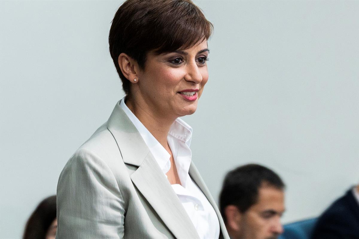 3/05/2022. Rueda de prensa posterior al Consejo de Ministros: Isabel Rodríguez. La ministra de Política Territorial y portavoz del Gobierno,...