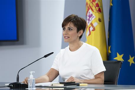 10/05/2022. Rueda de prensa posterior al Consejo de Ministros: Isabel Rodríguez y Margarita Robles. La ministra de Política Territorial y po...