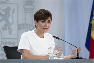 Isabel Rodríguez en la rueda de prensa posterior al Consejo de Ministros