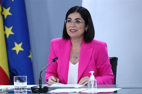 14/06/2022. Rueda de prensa tras el Consejo de Ministros: Isabel Rodríguez, Carolina Darias y Diana Morant. La ministra de Sanidad, Carolina...