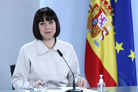 14/06/2022. Rueda de prensa tras el Consejo de Ministros: Isabel Rodríguez, Carolina Darias y Diana Morant. La ministra de Ciencia e Innovac...