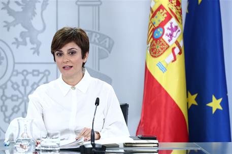 15/11/2022. Rueda de prensa tras el Consejo de Ministros: Isabel Rodríguez y Nadia Calviño. La ministra de Política Territorial y portavoz d...