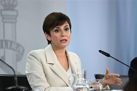 20/12/2022. Rueda de prensa tras el Consejo de Ministros: Rodríguez, Calviño, Llop y Morant. La ministra de Política Territorial y portavoz ...