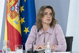 Teresa Ribera durante la rueda de prensa posterior al Consejo de Ministros