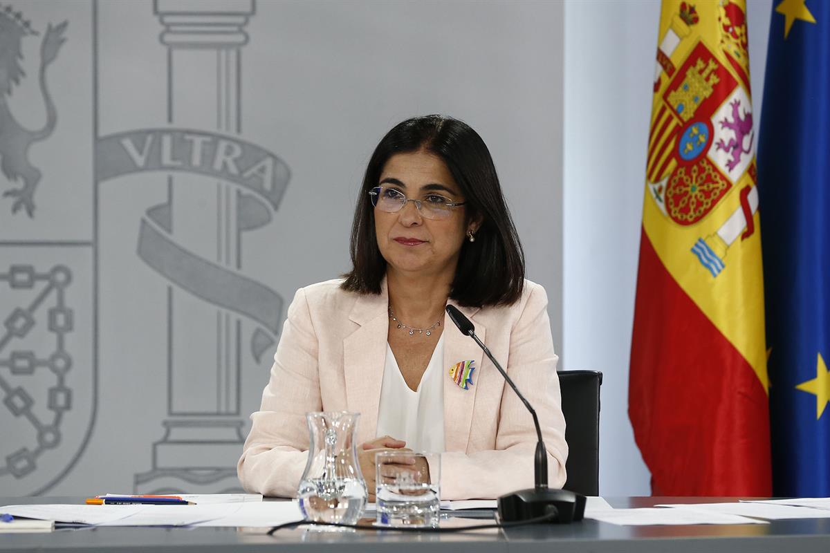 23/08/2022. Rueda de prensa tras el Consejo de Ministros