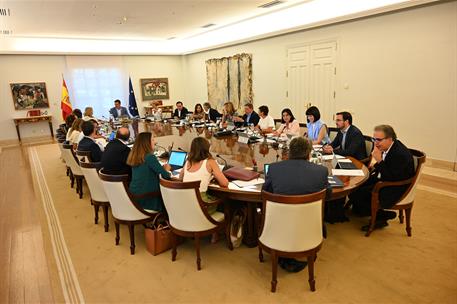 23/08/2022. Reunión del Consejo de Ministros. Los miembros del Gabinete durante la reunión del Consejo de Ministros
