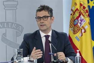 Félix Bolaños durante su intervención en la rueda de prensa posterior al Consejo de Ministros