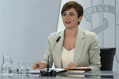 27/06/2022. Rueda de prensa tras el Consejo de Ministros: Rodríguez, Calviño e Irene Montero. La ministra de Política Territorial y portavoz...