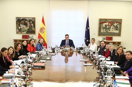 27/12/2022. Reunión del Consejo de Ministros. Reunión del Consejo de Ministros, presidida por el presidente del Gobierno, Pedro Sánchez.