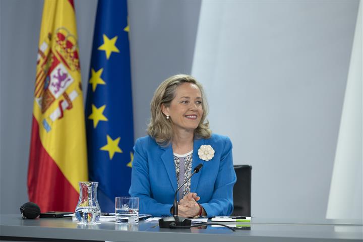 La vicepresidenta primera y ministra de Asuntos Económicos y Transformación Digital, Nadia Calviño