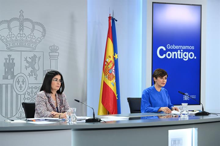 7/02/2023. Press conference after the Council of Ministers. The Government Spokesperson and Minister for Territorial Policy, Isabel Rodrígue...