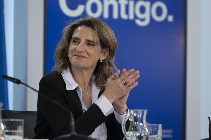 La vicepresidenta tercera y ministra para la Transición Ecológica y el Reto Demográfico, Teresa Ribera