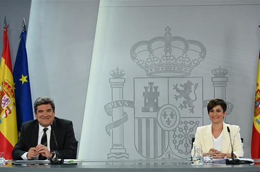 16/05/2023. Press conference after the Council of Ministers. The Government Spokesperson and Minister for Territorial Policy, Isabel Rodrígu...
