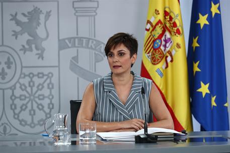 27/06/2023. Rueda de prensa tras el Consejo de Ministros: Isabel Rodríguez y Nadia Calviño. La ministra de Política Territorial y portavoz d...