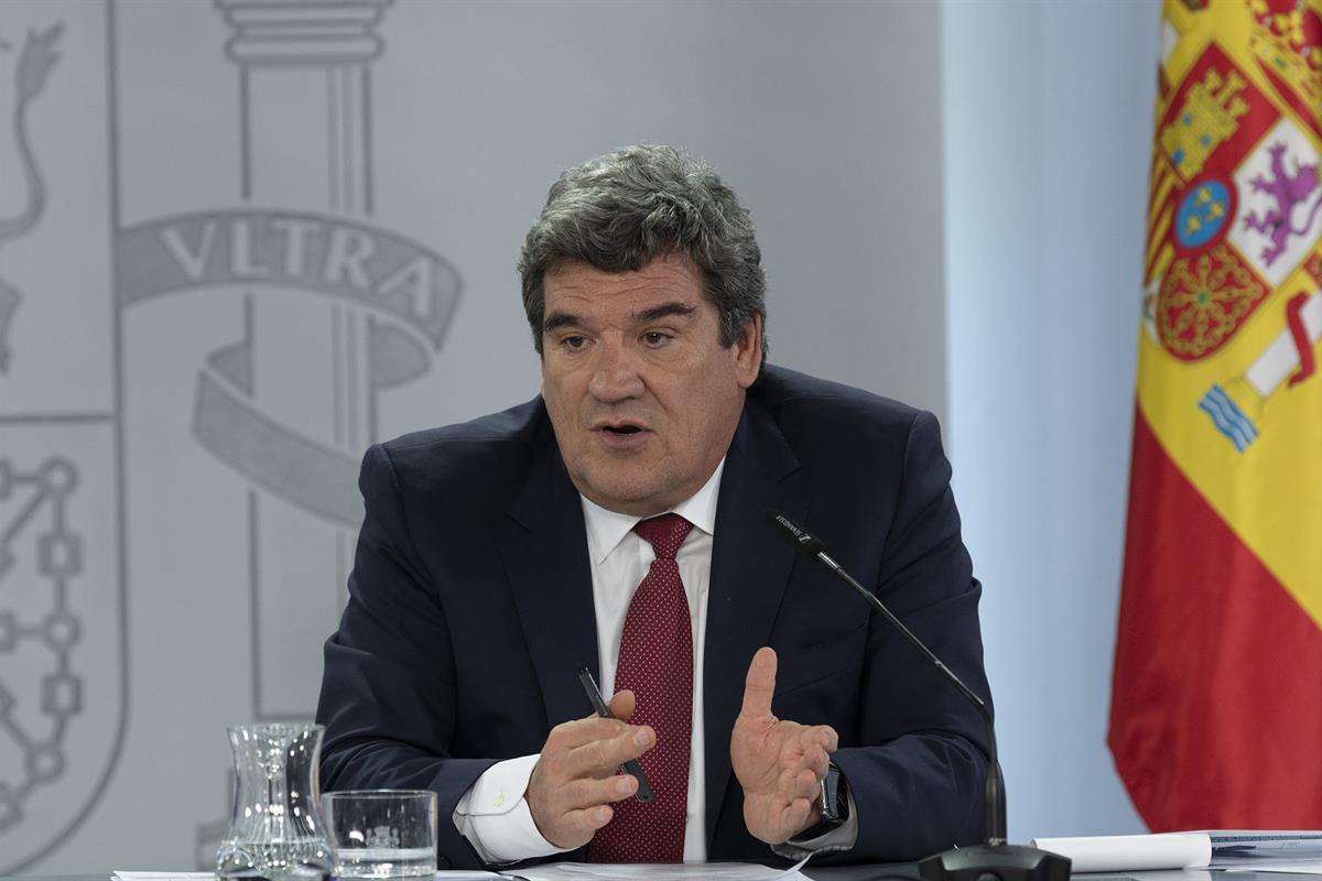 El ministro de Inclusión, Seguridad Social y Migraciones, José Luis Escrivá