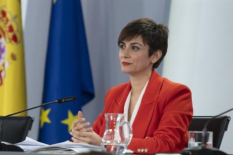 31/01/2023. Rueda de prensa tras el Consejo de Ministros: Isabel Rodríguez, Luis Planas y Félix Bolaños. La ministra de Política Territorial...