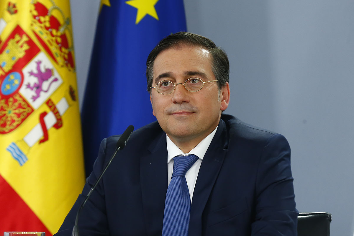 José Manuel Albares durante la rueda de prensa posterior al Consejo de Ministros