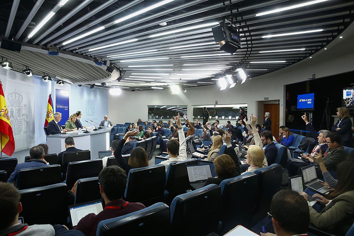 Rueda de prensa posterior al Consejo de Ministros