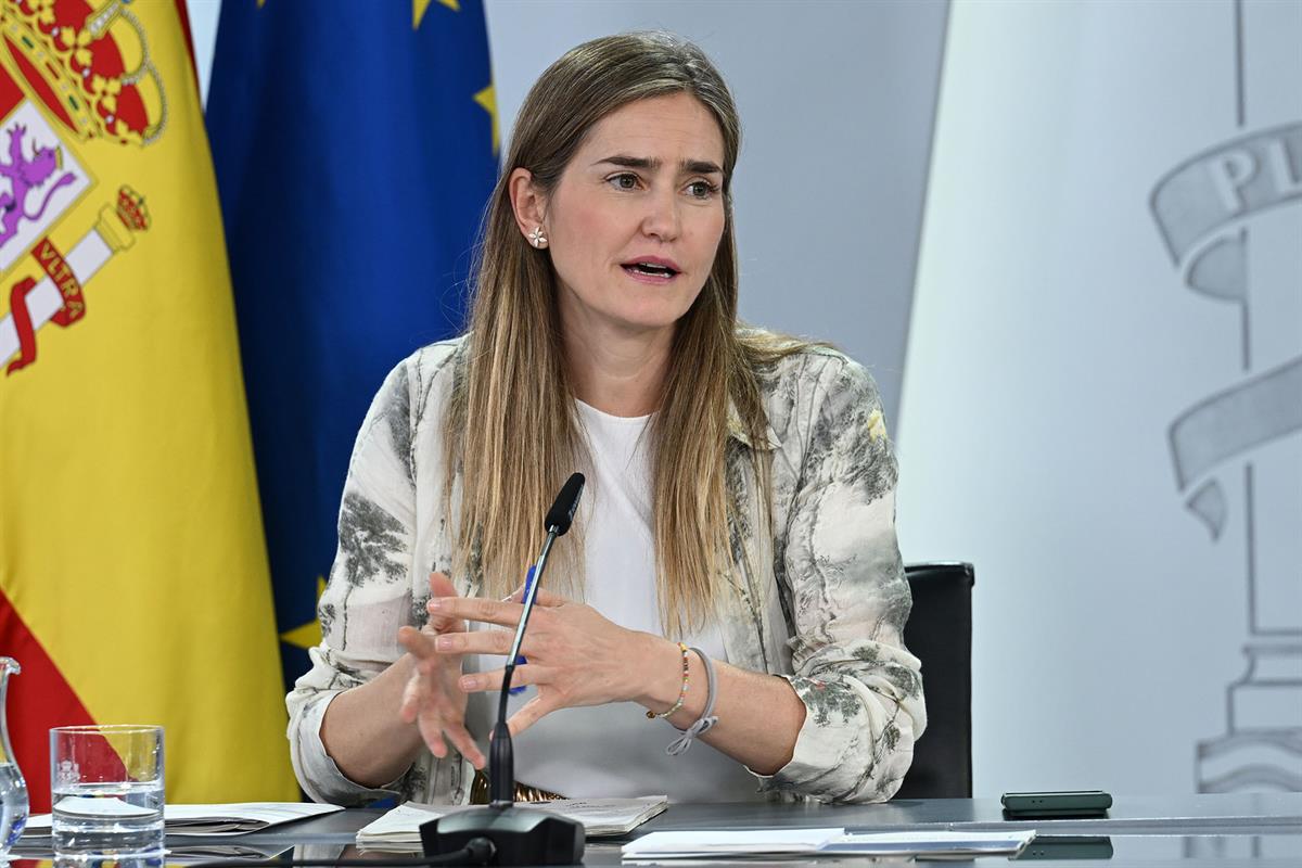 La vicepresidenta tercera y ministra para la Transición Ecológica y el Reto Demográfico, Sara Aagesen