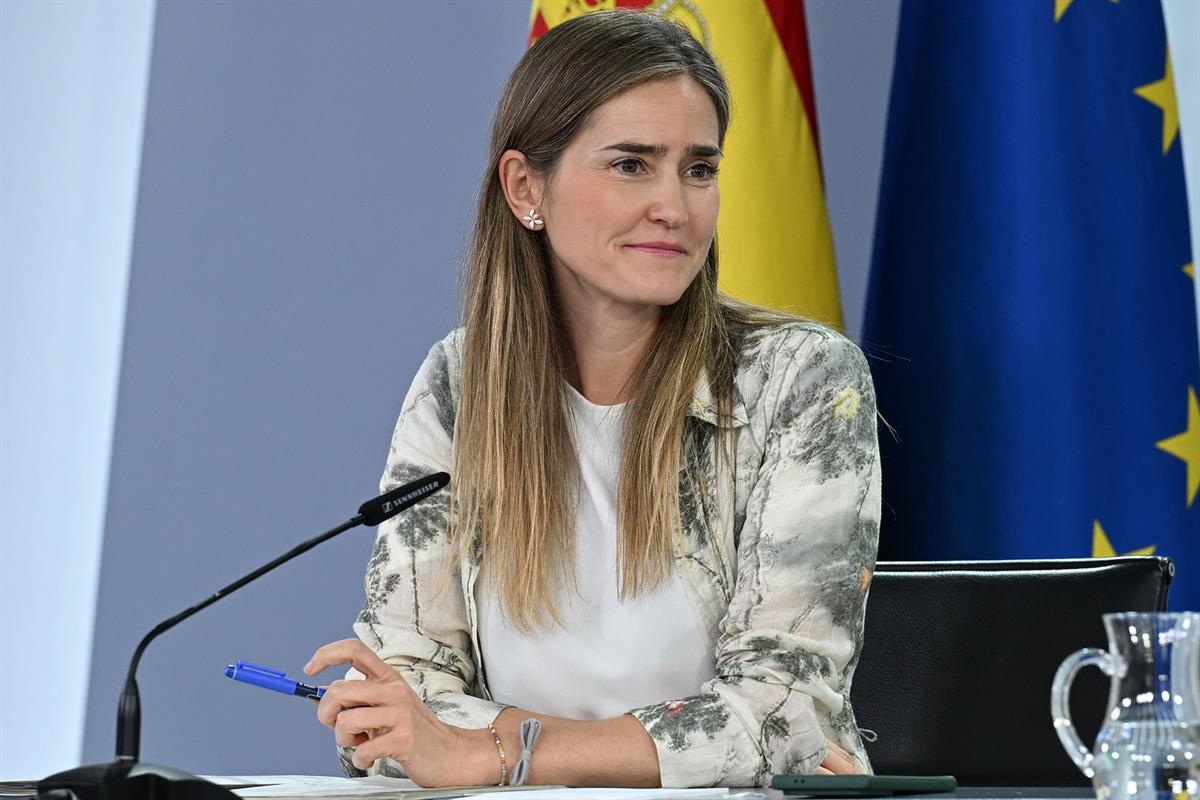 La vicepresidenta tercera y ministra para la Transición Ecológica y el Reto Demográfico, Sara Aagesen