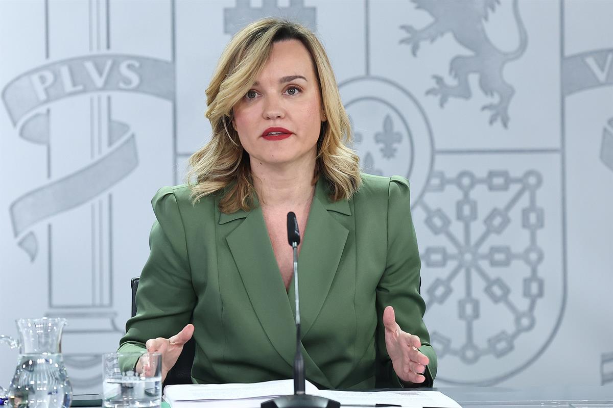 La ministra de Educación, Formación Profesional y Deportes y portavoz del Gobierno, Pilar Alegría,