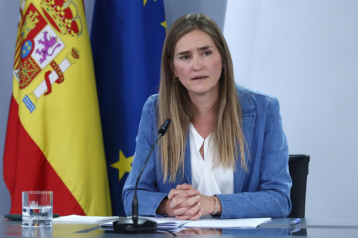 La vicepresidenta tercera y ministra para la Transición Ecológica y el Reto Demográfico, Sara Aagesen