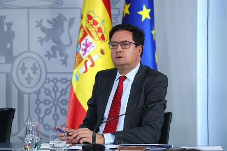 5/05/2026. Consejo de Ministros: Óscar López. El ministro para la Transformación Digital y de la Función Públíca, Óscar López, durante la ru...