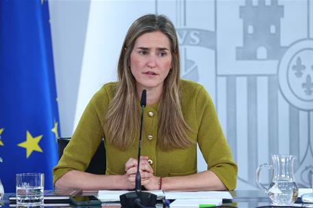 10/03/2026. Rueda de prensa tras el Consejo de Ministros. La vicepresidenta tercera y ministra para la Transición Ecológica y el Reto Demogr...