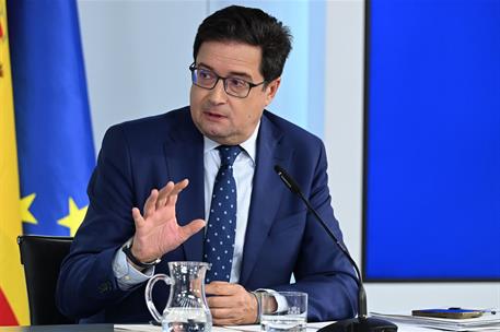 23/06/2026. Rueda de prensa tras el Consejo de Ministros: López. El ministro para la Transformación Digital y de la Función Publíca, Óscar L...