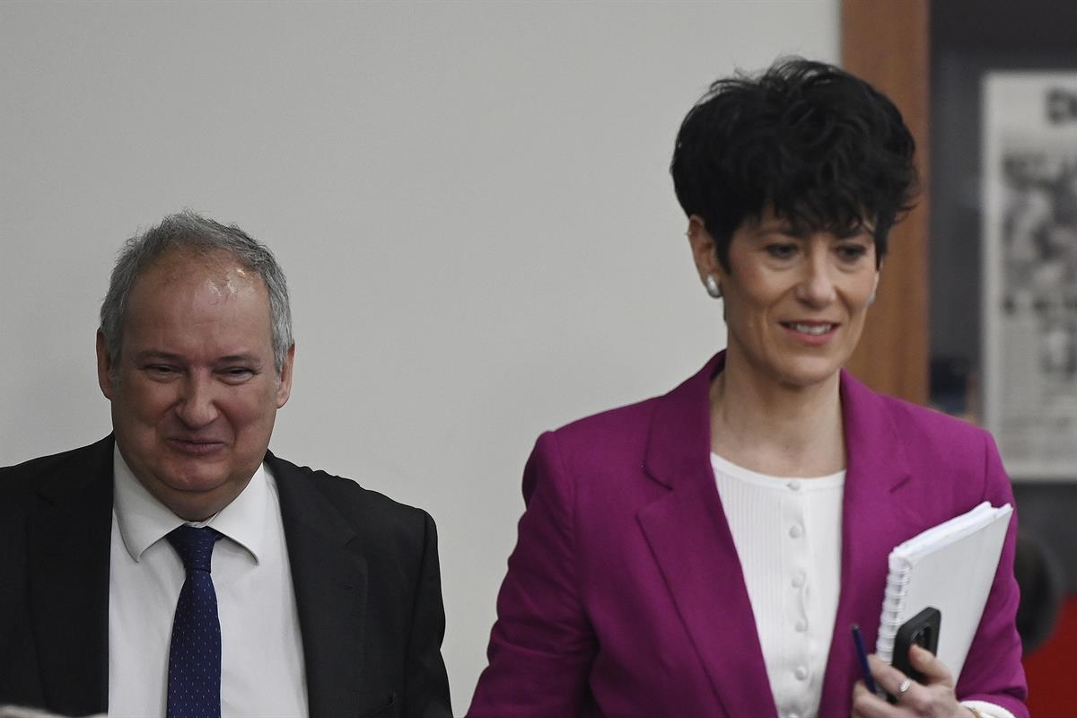 31/03/2026. Rueda de prensa tras el Consejo de Ministros. La ministra de Inclusión, Seguridad Social y Migraciones y portavoz del Gobierno, ...