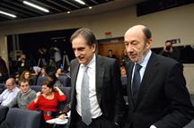 Alfredo P&eacute;rez Rubalcaba y Valeriano G&oacute;mez