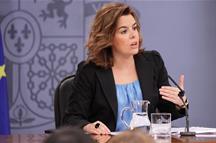 Consejo de Ministros: Soraya Sáenz de Santamaría 