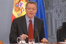 Consejo de Ministros: Alberto Ruiz Gallardón