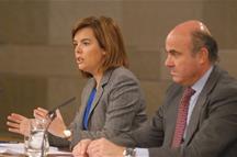 Consejo de Ministros: Sáenz de Santamaría y De Guindos Consejo de Ministros: Sáenz de Santamaría y De Guindos