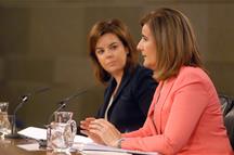 Consejo de Ministros: Sáenz de Santamaría y Báñez Consejo de Ministros: Sáenz de Santamaría y Báñez