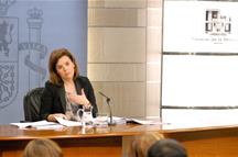 Consejo de Ministros: Soraya Sáenz de Santamaría Consejo de Ministros: Soraya Sáenz de Santamaría