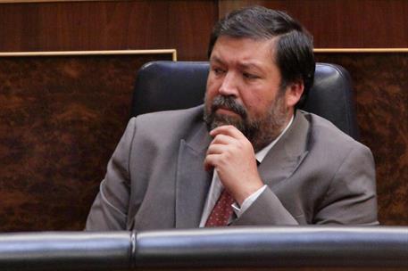 28/06/2011. Imágenes del Debate sobre el estado de la Nación. El ministro de Justicia, Francisco Caamaño, en el interior del Congreso de los...